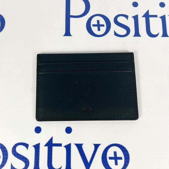 MCM Aren Multi Red Leather Card Case Checkerboard Mini - Picture 3 of 7